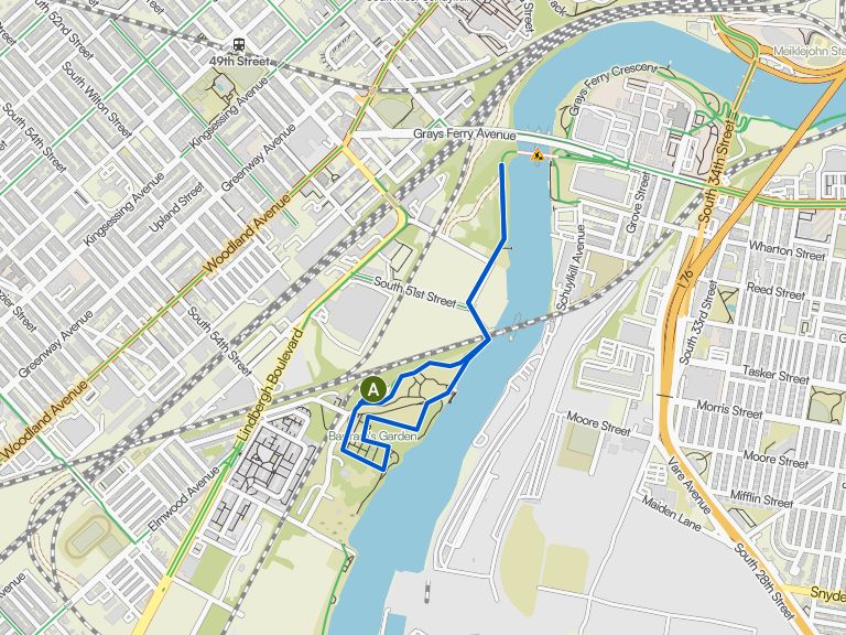 Bartram's Garden Trail Schleife — Bartrams Park | Wanderung | Komoot